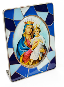 Repisa de sobremesa - Retrato trencadis