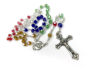 Rosario cristal misionero - Imagen Roma